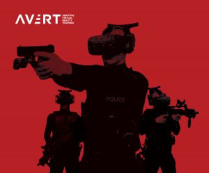 AVRT policemen with virtual reality gear on